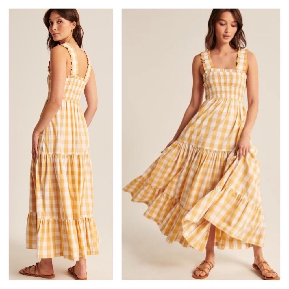 Smocked Bodice Easy Maxi Dress - NWT